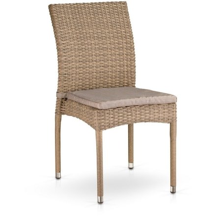 Комплект плетеной мебели T365/Y380B-W65 Light Brown (8+1) 