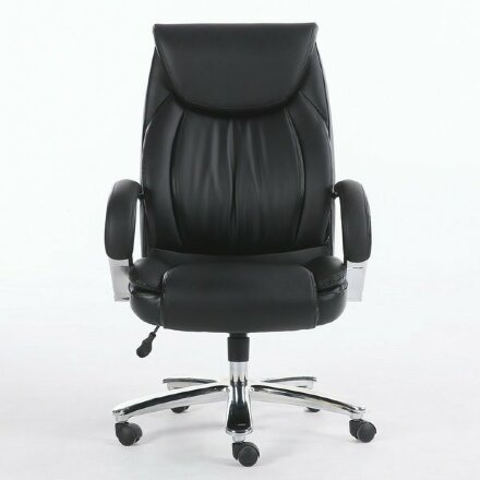 Кресло офисное BRABIX PREMIUM &quot;Advance EX-575&quot;, хром, экокожа, черное, 531825 Хром