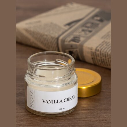 Свеча ароматическая NOTA Nota Vanilla cream, 100 мл 