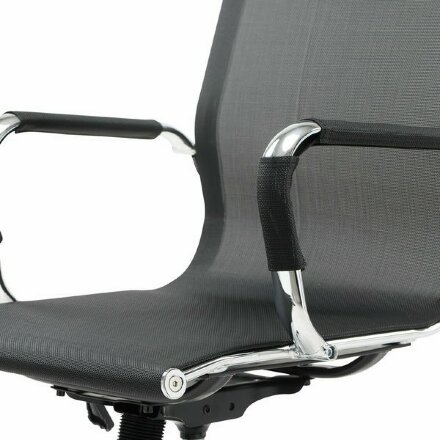 Кресло офисное BRABIX &quot;Line EX-530&quot;, хром, сетка, черное, 531846 Черный