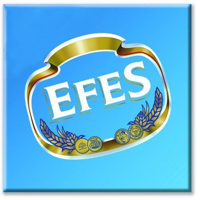 Прямоугольная столешница Werzalit (65х120 см) Efes Pilsen 2 печать С рисунком