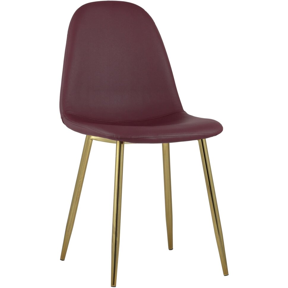 Стул Stool Group Валенсия экокожа красная золотые ножки Стул Stool Group Валенсия экокожа красная золотые ножки