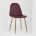 Стул Stool Group Валенсия экокожа красная золотые ножки 