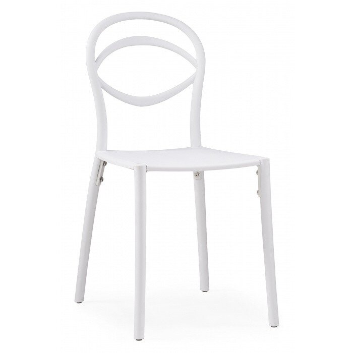 Пластиковый стул Simple white 
