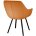 Стул DikLine 252 поворотный, B17 TERRACOTTA, ножки черные 