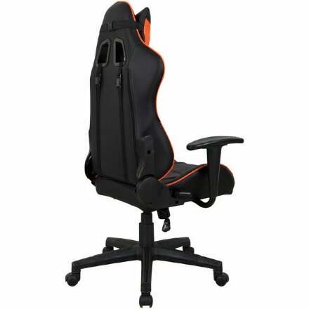 Кресло компьютерное BRABIX &quot;GT Racer GM-100&quot;, две подушки, экокожа, черное/оранжевое, 531925 Оранжевый