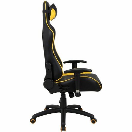 Кресло компьютерное BRABIX &quot;GT Master GM-110&quot;, две подушки, экокожа, черное/желтое, 531927 Желтый