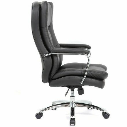 Кресло офисное BRABIX PREMIUM &quot;Amadeus EX-507&quot;, экокожа, хром, черное, 530879 Черный