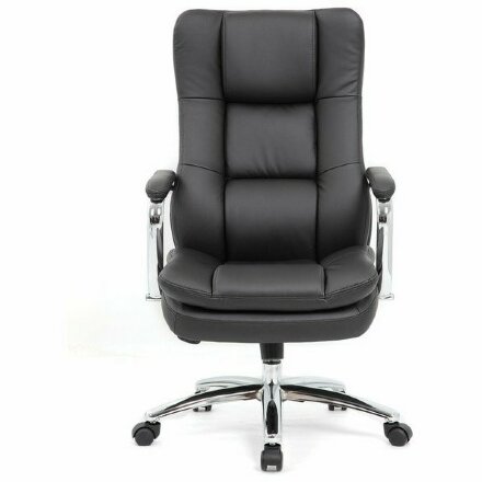 Кресло офисное BRABIX PREMIUM &quot;Amadeus EX-507&quot;, экокожа, хром, черное, 530879 Черный
