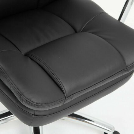 Кресло офисное BRABIX PREMIUM &quot;Amadeus EX-507&quot;, экокожа, хром, черное, 530879 Черный