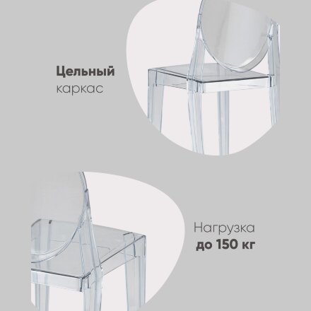Стул Victoria Ghost NEW янтарный 