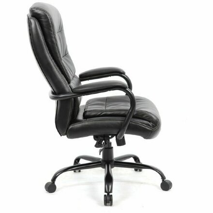 Кресло офисное BRABIX PREMIUM &quot;Heavy Duty HD-004&quot;, НАГРУЗКА до 200 кг, экокожа, черное, 531942 Черный