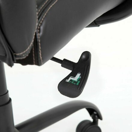 Кресло офисное BRABIX PREMIUM &quot;Heavy Duty HD-004&quot;, НАГРУЗКА до 200 кг, экокожа, черное, 531942 Черный