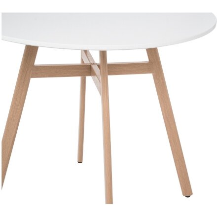 Обеденная группа Гуанора 90 white / wood 
