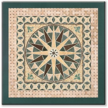 Прямоугольная столешница Werzalit (65х120 см) TD 01/353 мозайки печать 