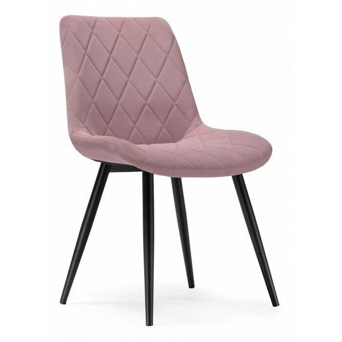 Стул на металлокаркасе Fox black / light purple Стул на металлокаркасе Fox black / light purple