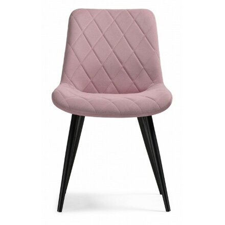 Стул на металлокаркасе Fox black / light purple 