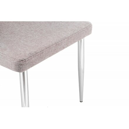 Стул на металлокаркасе Benza beige fabric 