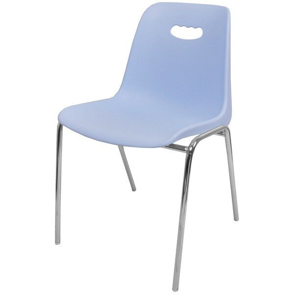 Стул пластиковый на металлокаркасе Venezia-4 Pantone 283c Голубой Стул пластиковый на металлокаркасе Venezia-4 Pantone 283c Голубой