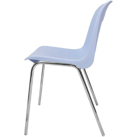 Стул пластиковый на металлокаркасе Venezia-4 Pantone 283c Голубой
