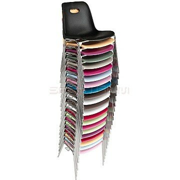 Стул пластиковый на металлокаркасе Venezia-4 Pantone 283c Голубой