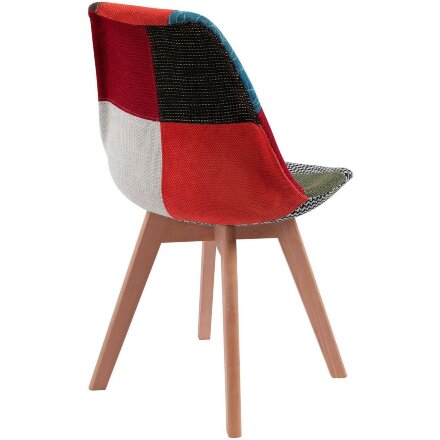 Стул Stool Group Jerry Soft Patchwork обивка ткань ножки массив дерева 