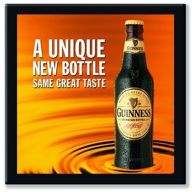 Круглая столешница Werzalit (70 см) Guinness печать 