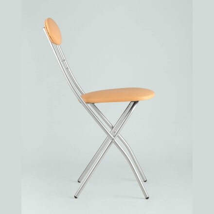 Стул складной Stool Group М8-01 Компакт Сахара металлический каркас, кожа PVC 